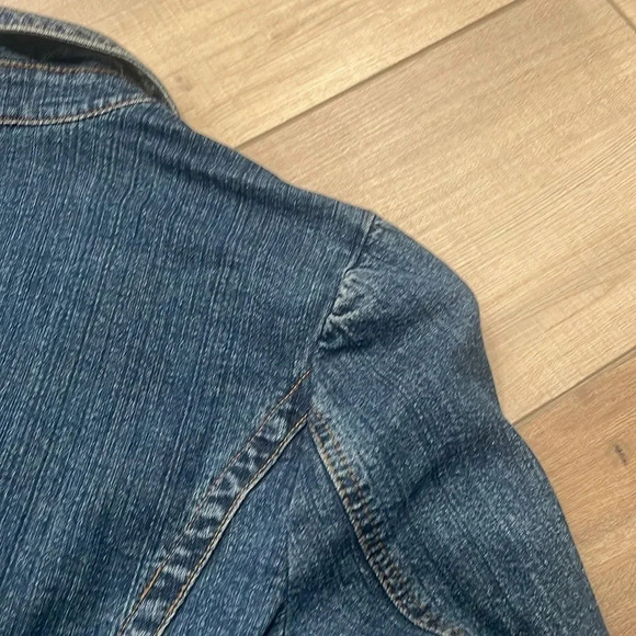 St Johns Bay petite small fitted Jean jacket - Picture 8 of 9